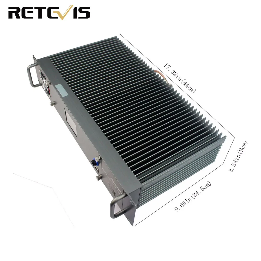 

Retevis RT-9550 IP Network DMR Repeater 55W UHF Digital/Analog Mode TDMA 2 Time Slots Support IP Connect Communication A9116A