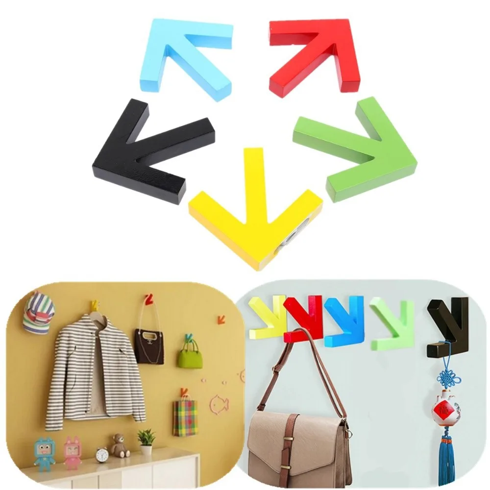Free Shipping, wholesale fashion coat hat hooks hanger, wood arrow coat