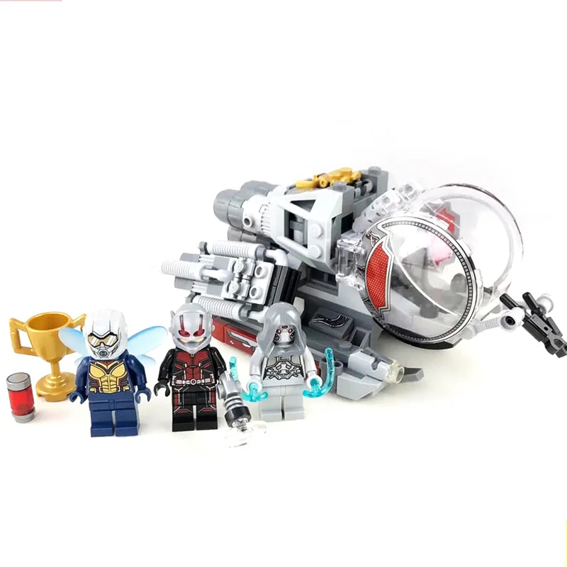 

224pcs Super Heroes Ant Man Quantum Realm Explorers Building Blocks Set Bricks Marvel Movie Model Kids Toys Compatible