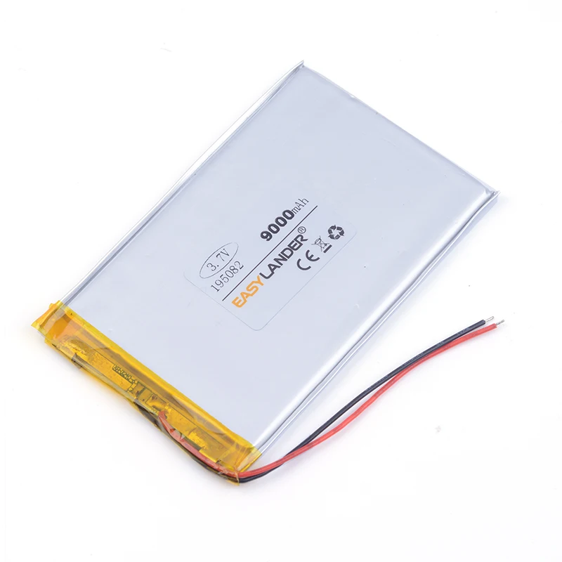 3 7 v литий ионная аккумуляторная батарея 195082 9000mAh планшетный ПК банк питания