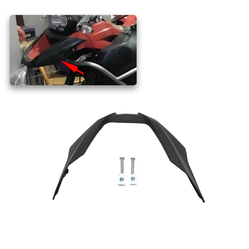 

Motorcycle Front Fender Beak Extension Wheel Cover For BMW R1200GS 2008-2012 Motor Accessories