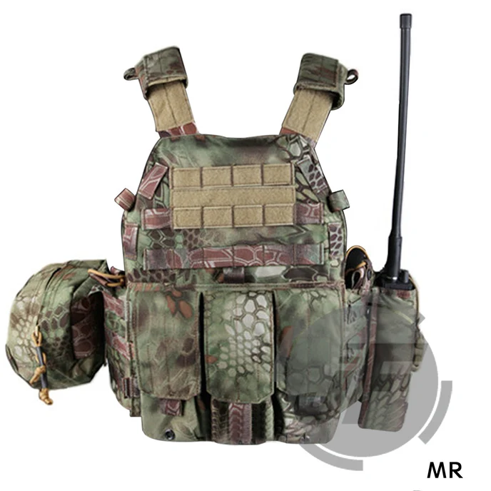 Emerson Тактический модульный MOLLE LBT-6094A несущая пластина EmersonGear LBT 6094A боевой жилет w/M4 M16 5,56. 223 сумки для журналов - Цвет: MR