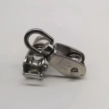 1 шт. M15 Нержавеющая сталь 304 один шкив цепной блок приводное колесо поворотный подъемный Канат