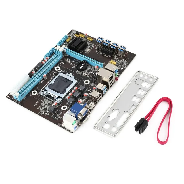 B85 Btc Mining Motherboard Pci E Extender Riser Board High Speed 8 - b85 btc mining motherboard pci e extender riser board high speed 8 gpu lga1150 mining machine for btc ltc bitcoin mining