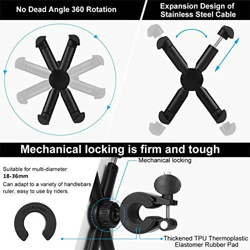 Универсальный велосипедный держатель для телефона, держатель для сотового телефона, велосипедная стойка, руль для iPhone 6S 7 8 Plus X, велосипедная Колыбель для HuaWei XiaoMIi