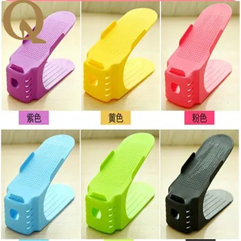 

Special offer! The living room and bathroom utility rack adjustable plastic shoe finishing combined household home storage rack