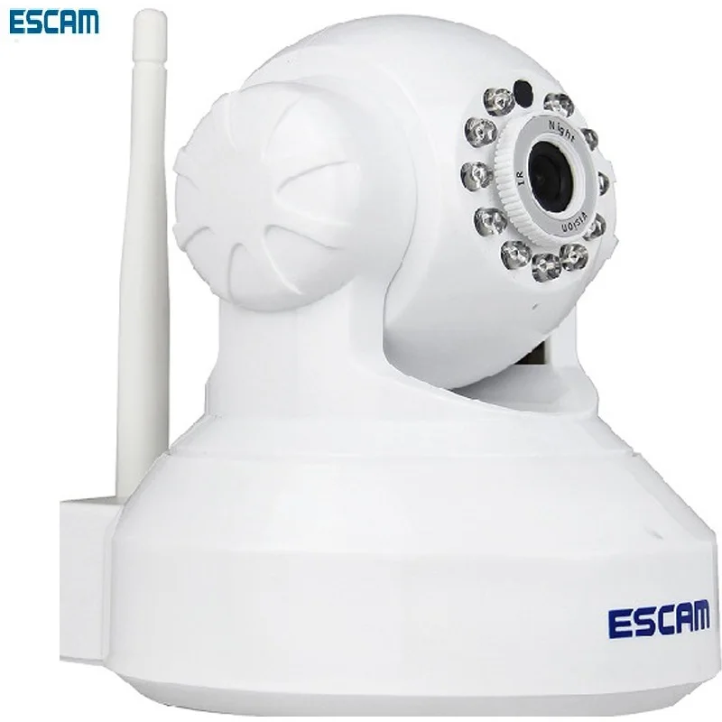 ESCAM HD IP Camera Wifi P2P Home Security Cctv Camera Wireless 3.6MM Lens Pan Titl Wireless Camera Night Vision IR-Cut Cam QF001 escam hd 720p ir night vision ir cut 1 0mp wireless wifi ip camera pan tilt security mini indoor camera support 32g card qf001