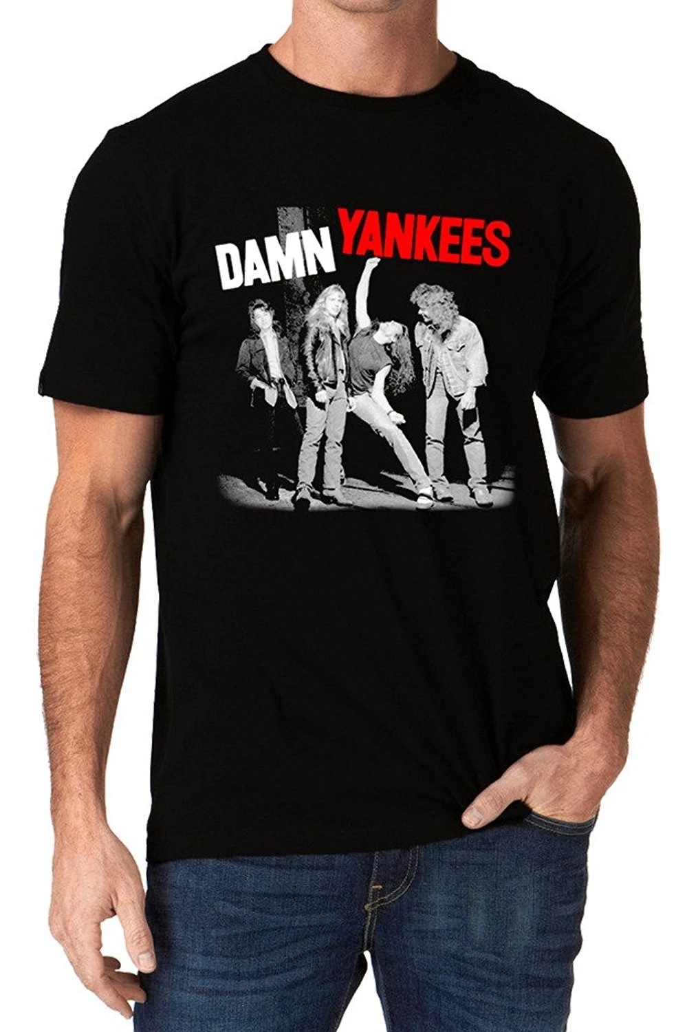 Damn Yankees Band Rock Music Logo Men& T Shirt T Shirt