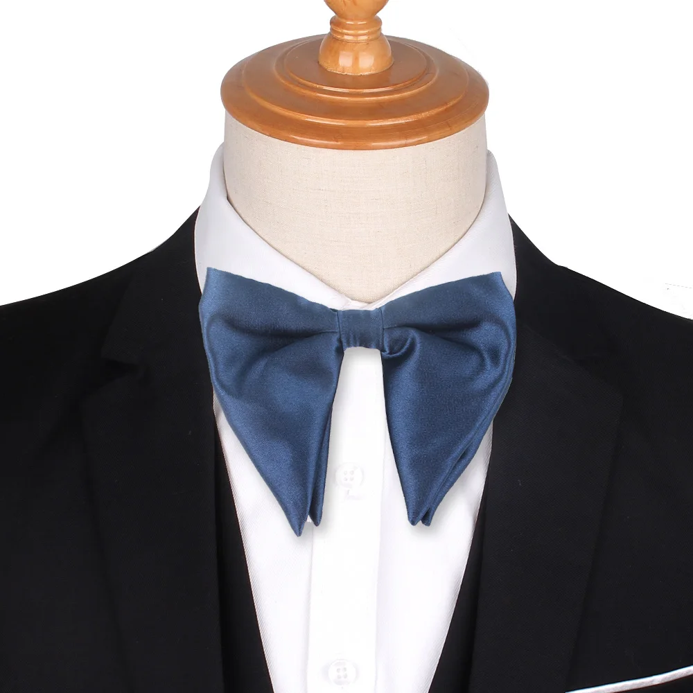 Мода галстук-бабочка для Для мужчин Для женщин классический большой бабочкой для вечерние свадебные бантом для взрослых мужские бабочки галстуки красный желтый галстук