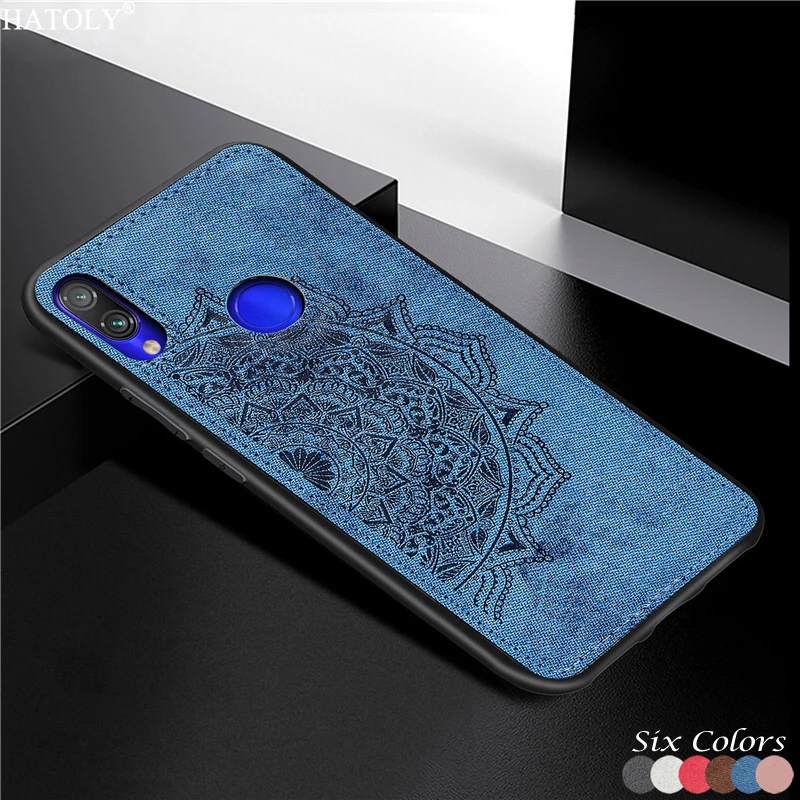 

Case For Xiaomi Redmi Note 7 Cover For Redmi 6 6A Go Note 6 Pro 7 TPU Frame Cloth Fabric Phone Back Case for Xiaomi Redmi Note 7