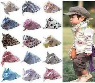 

Latest baby toddler bandana kids bibs saliva towel dribble triangle boy girls cotton head scarf 50pcs/lots mix free shipping