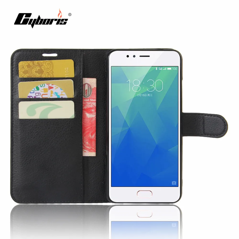 

CYBORIS Case for Meizu Meilan 5S case Leather phone case for Meizu Meilan 5S Flip Cover Stand Wallet Bag Card Slot