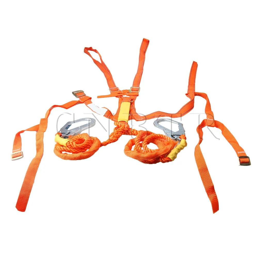 

CNBTR 5-Point Full Body Height Safety Fall Harness Protection Work Safety Harness 1.7m Rope Length for Safety Work at Height