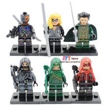 60pcs starwars super heroes marvel Ra s Al Ghul Red Dark Archer Deathstroke building blocks bricks