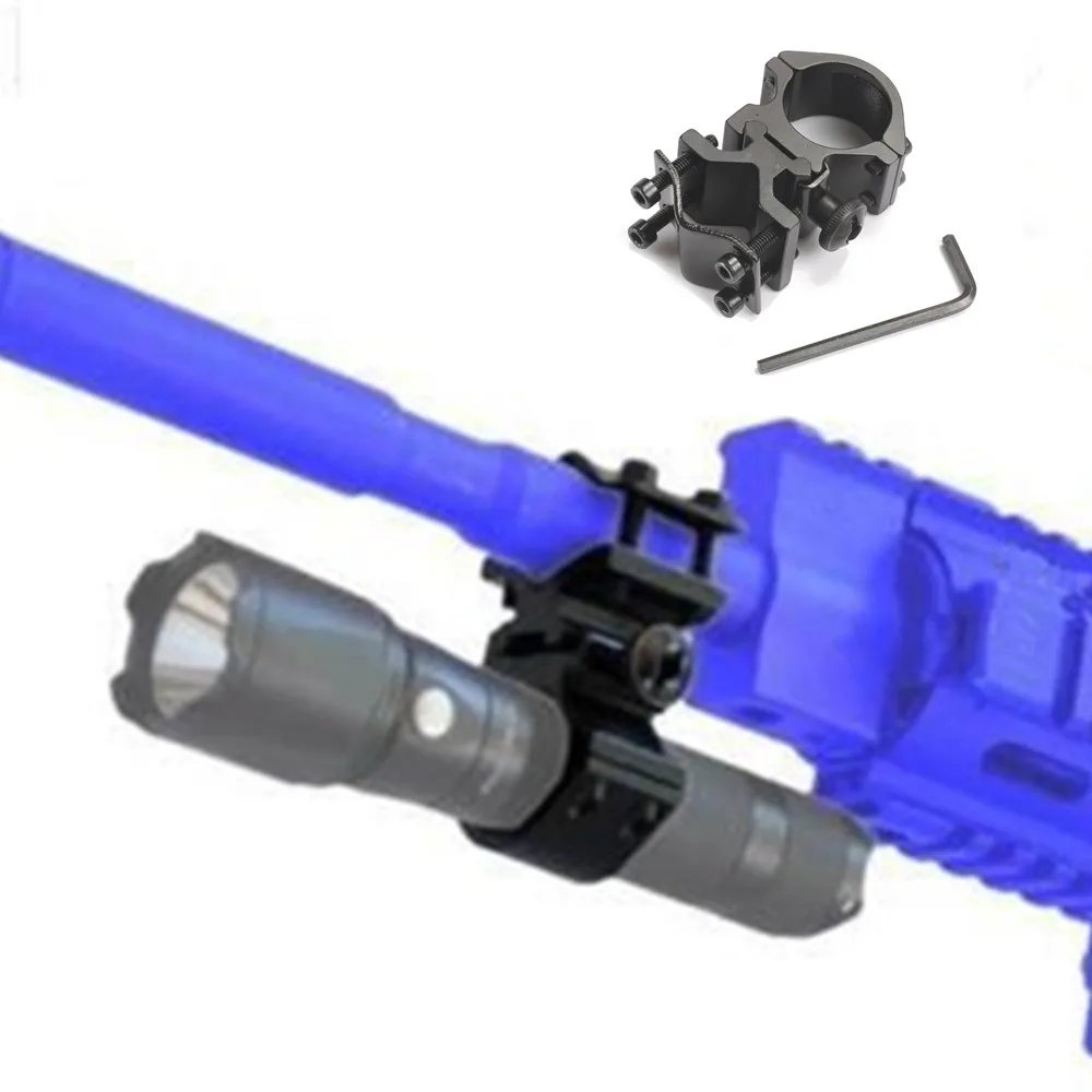 

Universal Barrel Mount 25mm ring 20mm Picatinny rail For Tactical Flashlight Torch Laser Sight Scope Hunting Accessories Caza