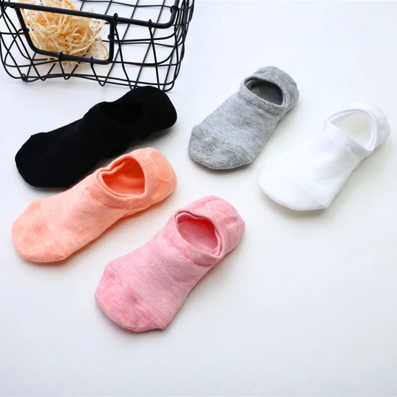 

5pairs/lot Women Cotton Sock Summer Autumn Cute Candy Color Korean Boat Socks Ankle Socks Women's Thin Sock Slippers Girls Meias