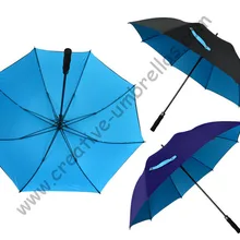 Диаметр 120 см купить 3 лот получить 1 лот реального двойных слоев ткани Гольф зонтики. стекловолокно, авто открыть, антистатический, анти электроэнергии