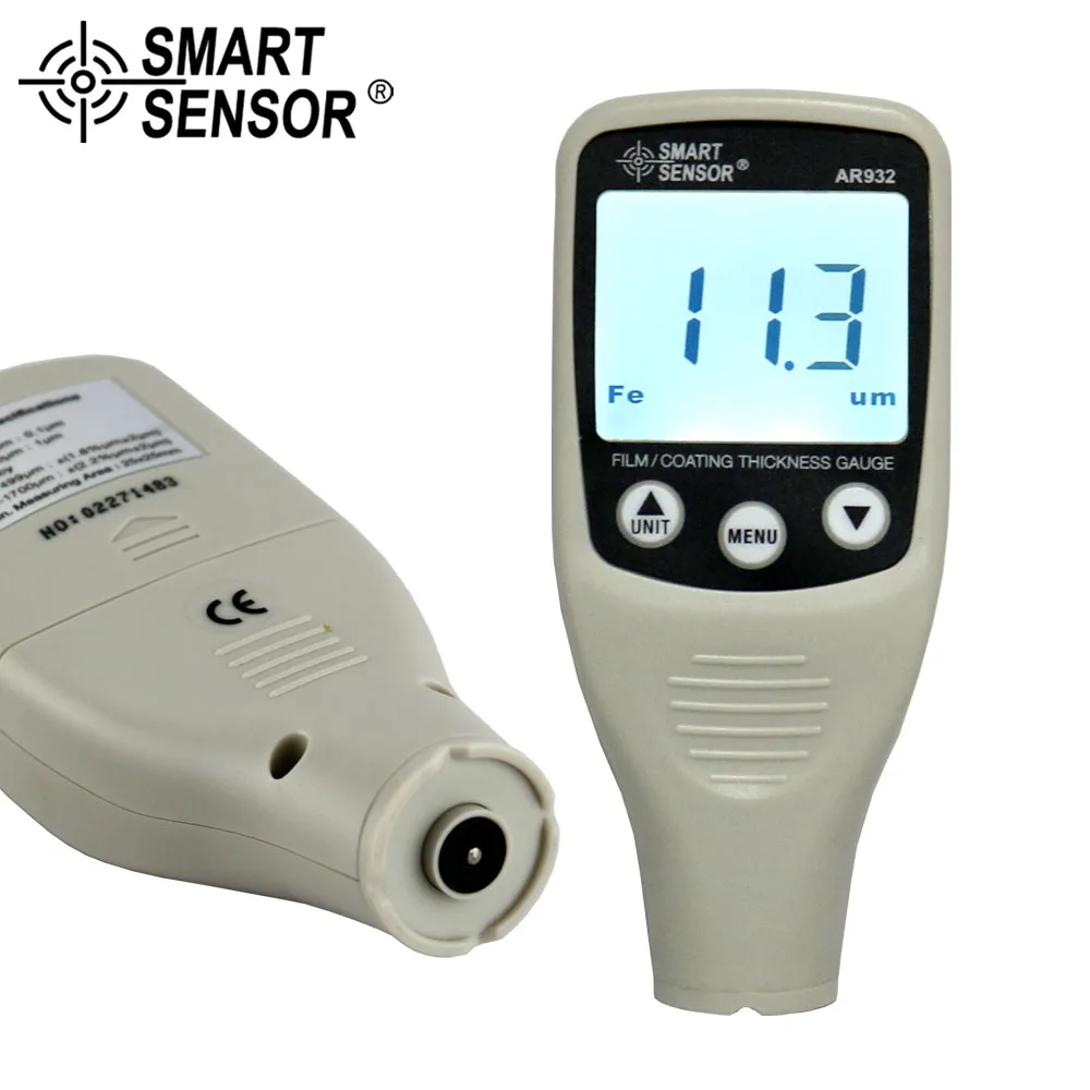 SMART SENSOR Digital coating thickness gauge car paint tester meter