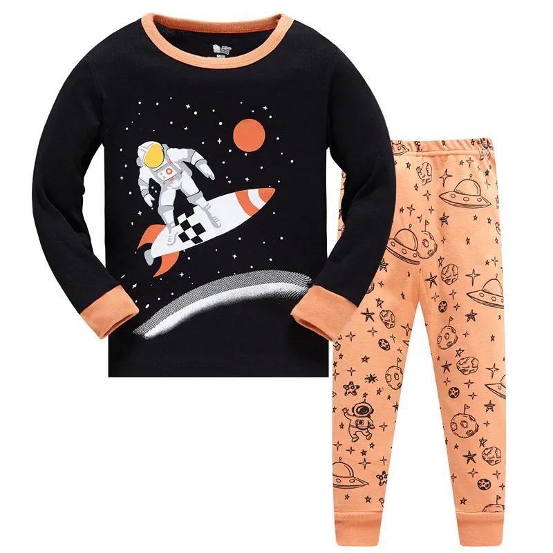 Conjunto de Pijamas do Bebê Conjuntos de Pijamas Roupa de Dormir do Miúdo Crianças Meninas Animal Algodão 27 Mamãe e Bebê
