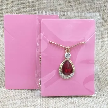 

Wholesale Free Shipping 200PCS Paper Necklace/Pendant Cards Kraft Pendent Card 1.96x2.75'' Black/brown/white New Hot Pink Colour