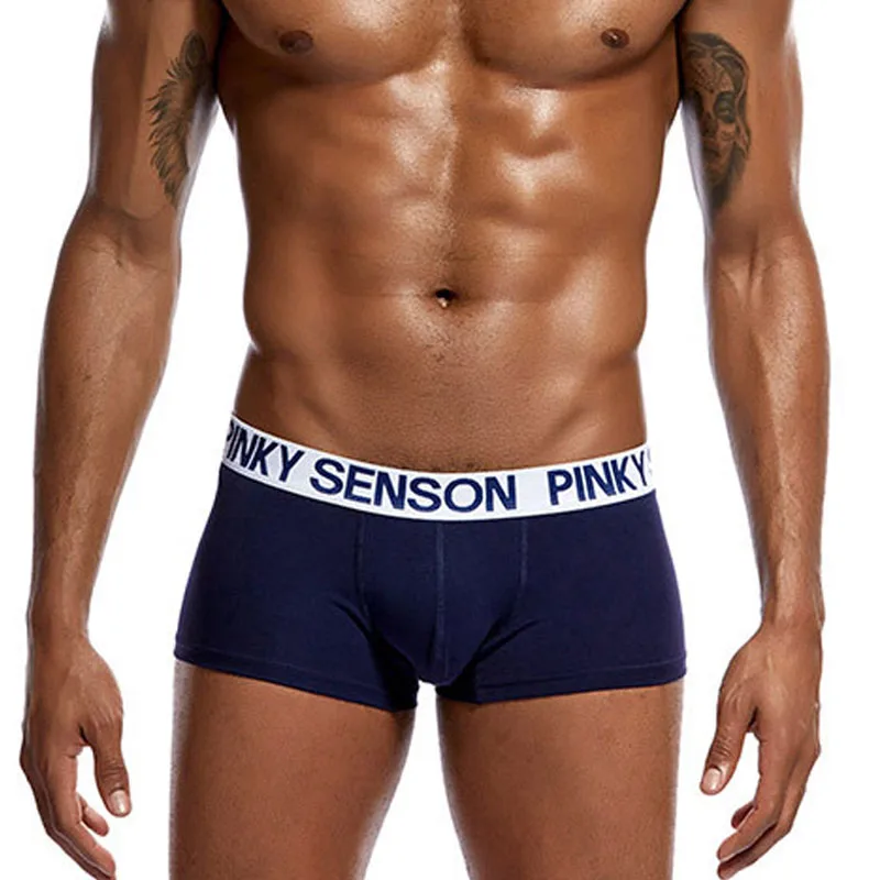 

DEWVKV Sexy Men's Underwear Boxers Cotton Breathable Underwear Man Panties Comfortable Underpants Male Boxer Soft Shorts LXD