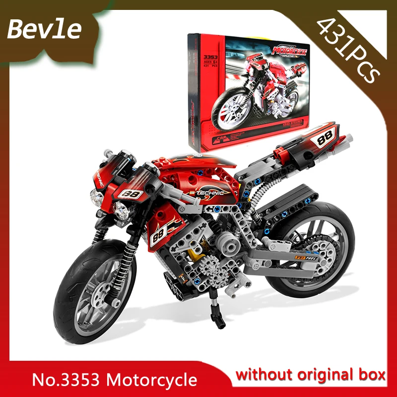 

Bevle Store Lepin 3353 431Pcs Technic Series Site crane Model Building Set Blocks Bricks Children For Toys Decool Gift