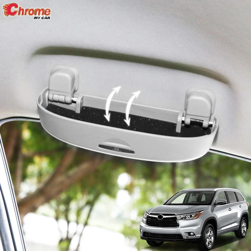 Держатель для очков Toyota Highlander Kluger 2014 2015 2016 2017 2018|Хромирование| |