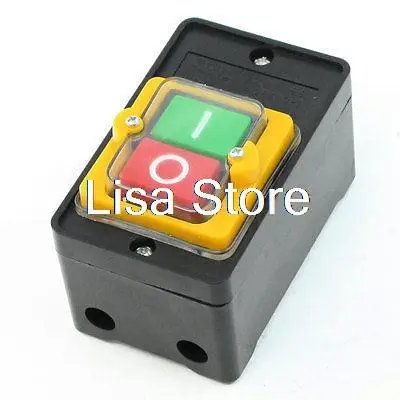

Newest Black Plastic Shell Housing Swich Box On/Off Push Button KAO-5 AC380V Ith10A Switch