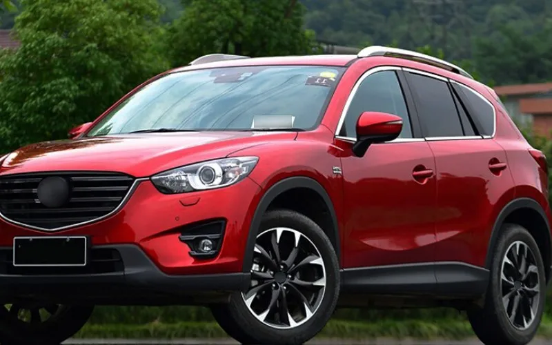 Для Mazda CX-5 CX5 2013 стайлинга автомобилей Экстерьер нержавеющей Полный Окно Планки без Столп Обложка Накладка 14 шт