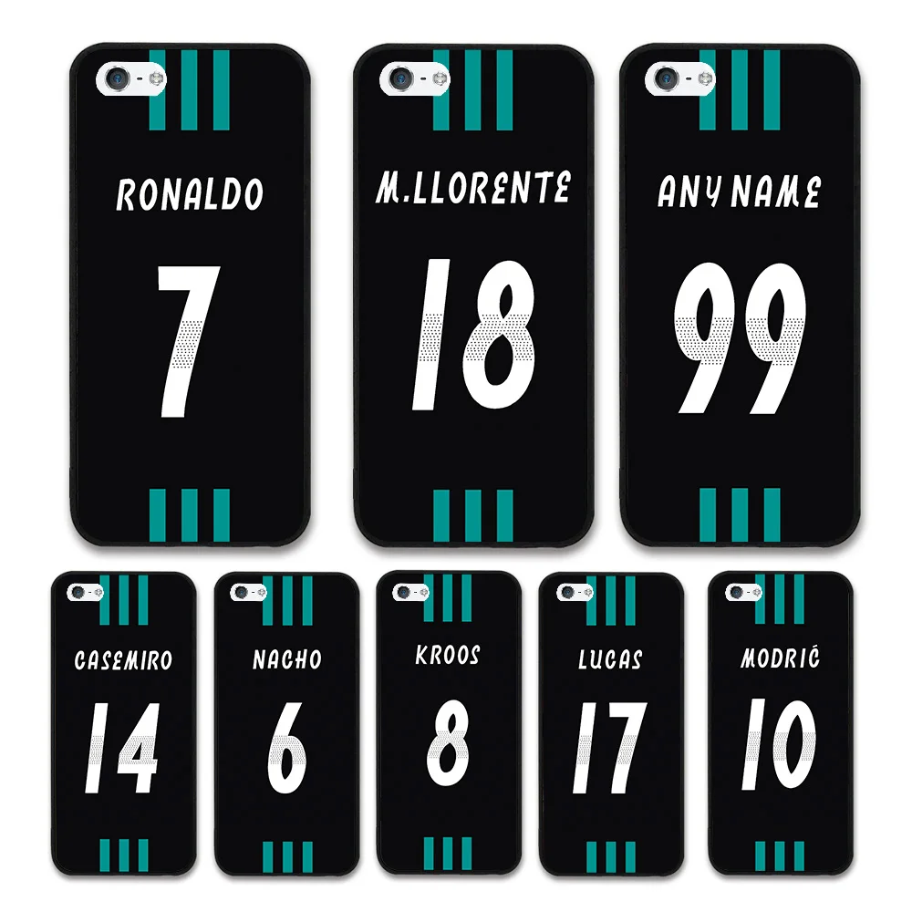 

European Football RONALDO MODRIC KROOS Jersey style Real Madrid Custom Names and Numbers case for Apple iPhone 5 Phones cases
