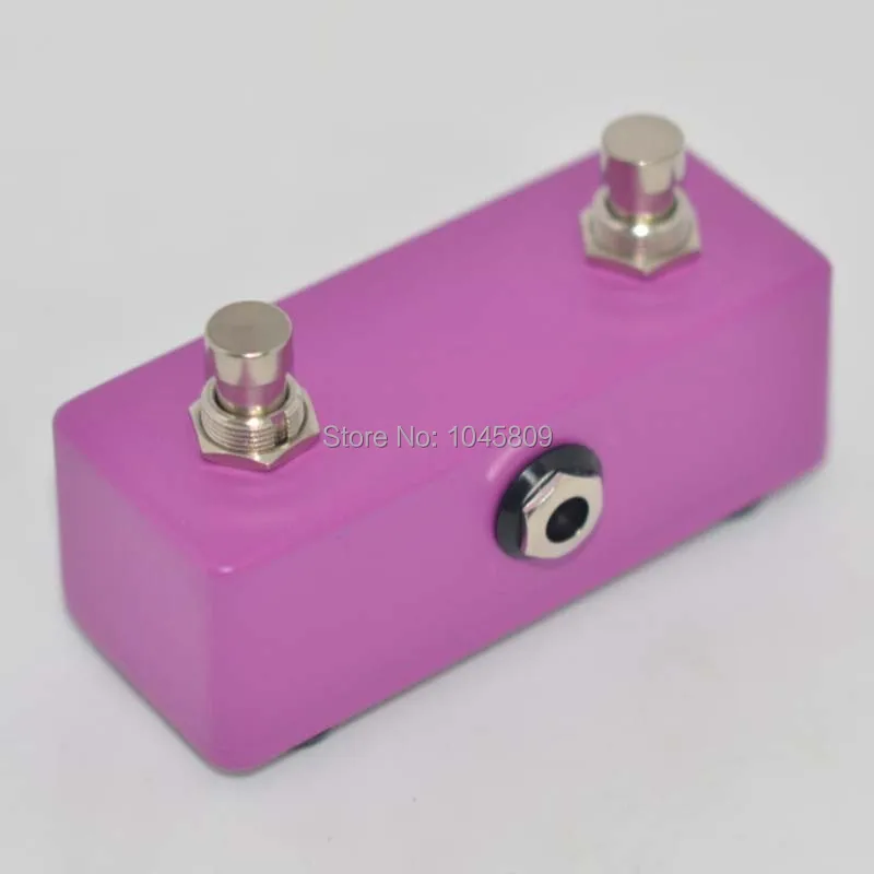 New Guitar Moment Foot Switch Dual 2 Channel Fuchsia Footswitch