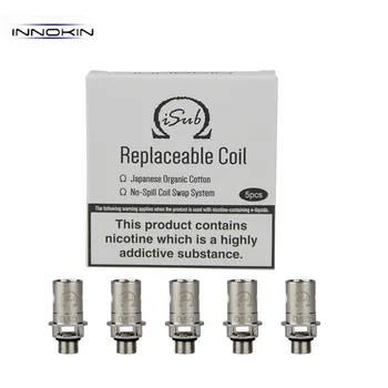 

20pcs INNOKIN iSub Replaceable Coil 0.5ohm for iSub Series Tank Atomizer CoolFire IV 4 Plus/IV TC 100W SMARTBOX vape Kit