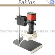 HD 720P 13MP HDMI VGA Industrial Digital Video Microscope Camera+100X C mount Lens+56 LED Ring Light+Stand Holder For PCB Repair