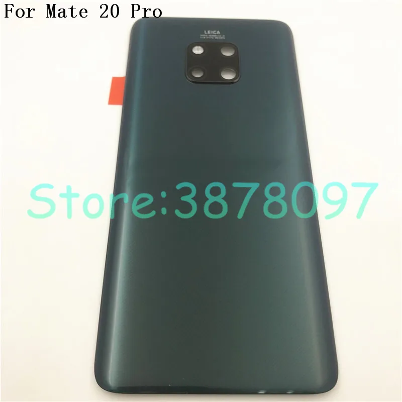 Корпус батарейного отсека для huawei mate 20& mate 20 Pro Крышка батарейного отсека стеклянный корпус+(объектив камеры)+ логотип