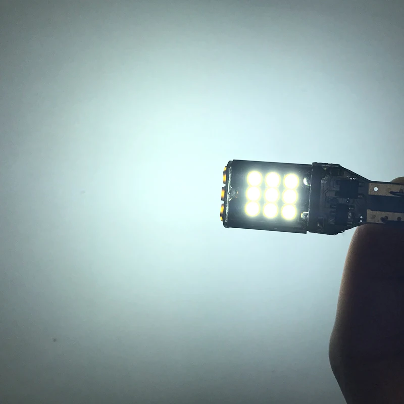 10 шт. супер яркий Автомобильный светодиодный задний светильник T15 3030 24 SMD CANBUS NO OBC