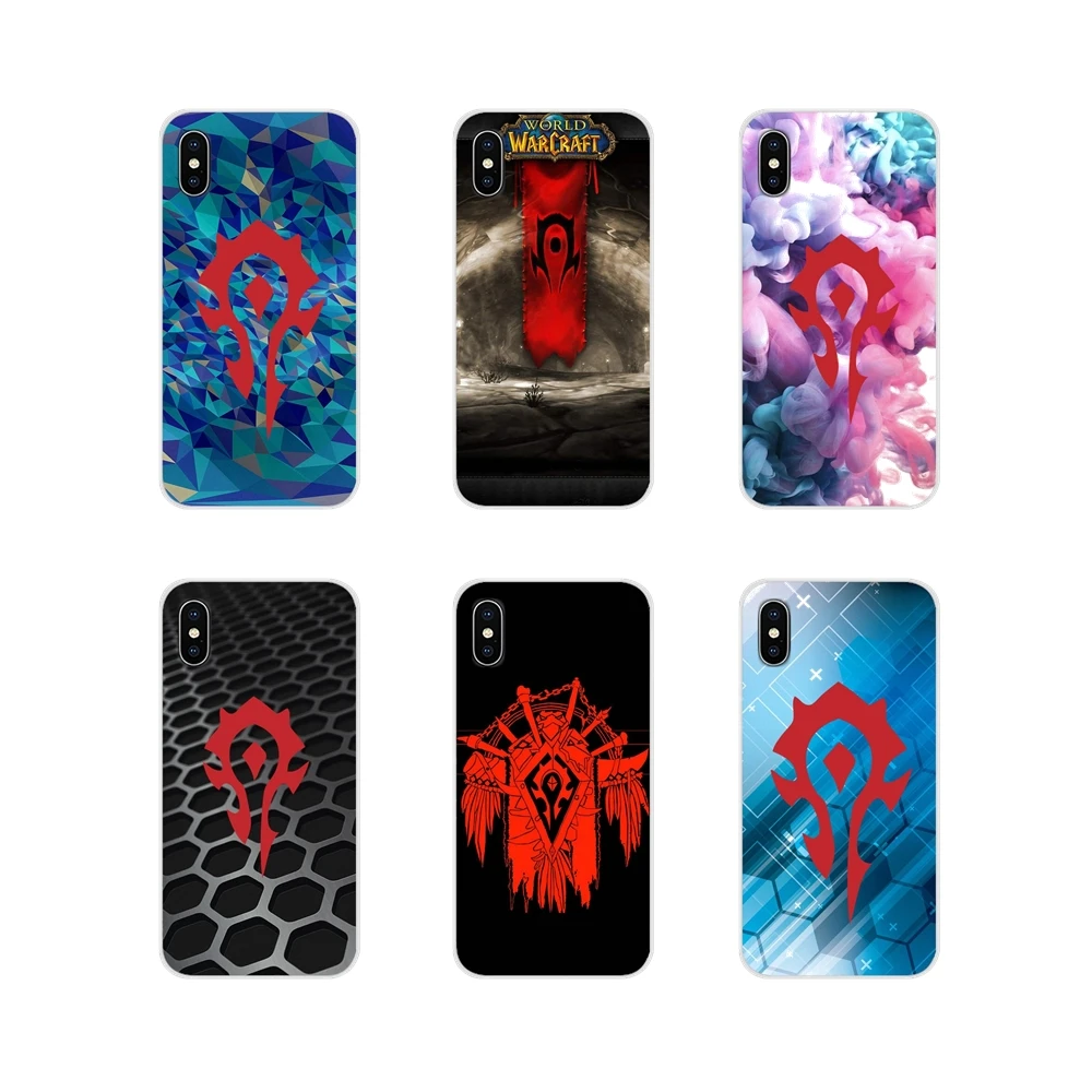 

game WOW World of Warcraft horde Soft Transparent Cases Covers For Huawei P Smart Mate Honor 7A 7C 8C 8X 9 P10 P20 Lite Pro Plus