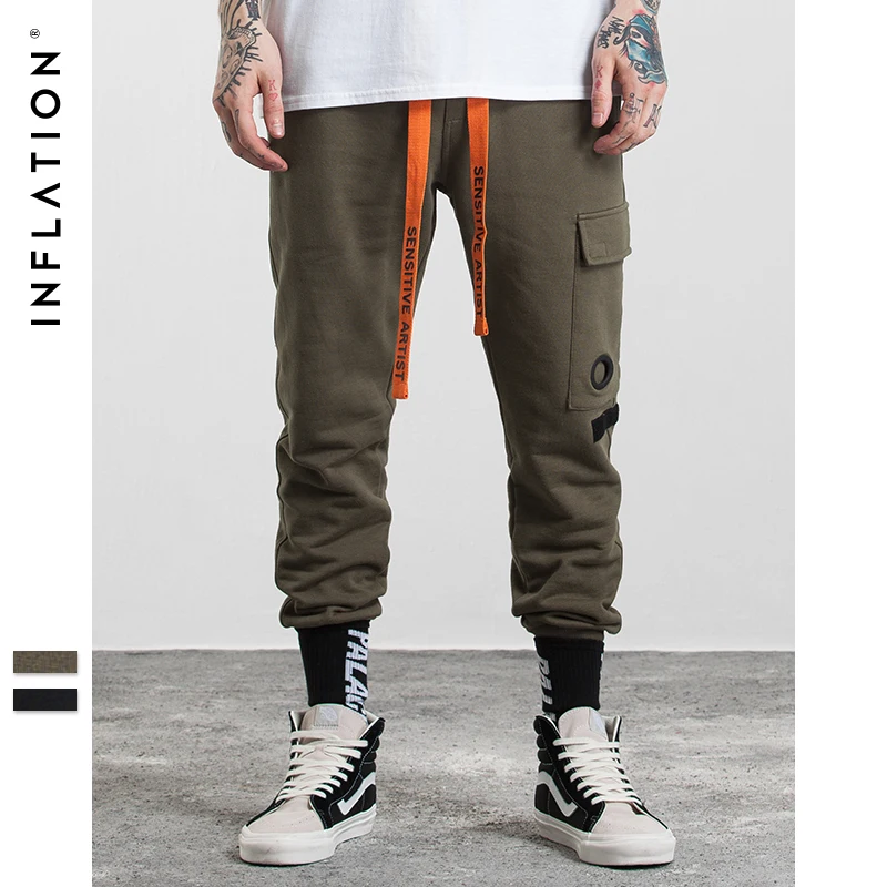 Aliexpress.com : Buy INFLATION 2018 Mens Knit Pants Mixed