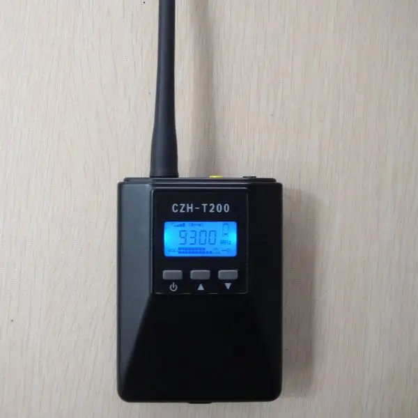 новый мини портативный czh t200 0.1 200mw braodcast fm передатчик радио стерео/моно для