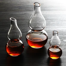 Ручной кристалл красное вино pourer Стекло 1200 мл графин бренди декантируйте набор кувшин для бара шампанское бутылка для воды Стекло ES