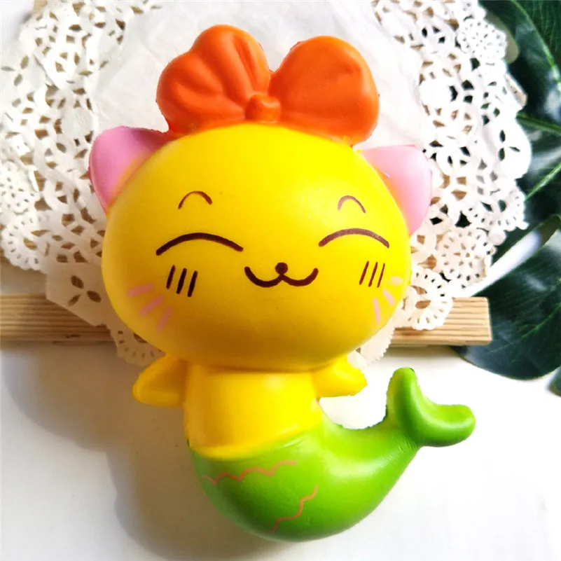 S Squishies очаровательный котенок медленно поднимающийся для выдавливания крема ароматизированное средство для снятия стресса игрушка антистресс visqueux мягкие игрушки для детей A1