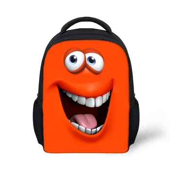 

Fashion infantil small mochila school bags for children 3d smile face schoolbag mini kindergarten bookbags for girls backpacks