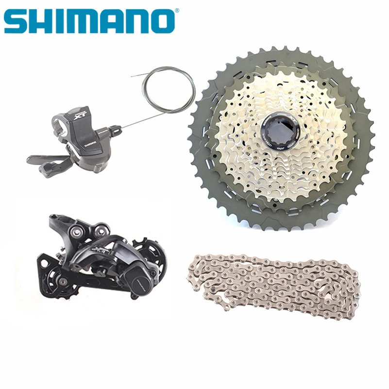 SHIMANO DEORE XT M8000 11 velocidad de 4 piezas/1 Set transmisión grupo bicicleta MTB bicicleta Cassette cadena SGS desviador trasero ¿metamorfo SHIMANO DEORE XT M8000 11 velocidad de 4 piezas/1 Set transmisión grupo bicicleta MTB bicicleta Cassette cadena SGS desviador trasero ¿metamorfo