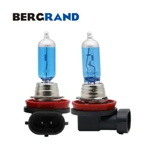 2 шт. H11 галогенные лампы 12 В 55 Вт 4300 К Противотуманные фары автомобиля лампы фара PGJ19-2 день работает шарик жесткий Стекло авто лампы