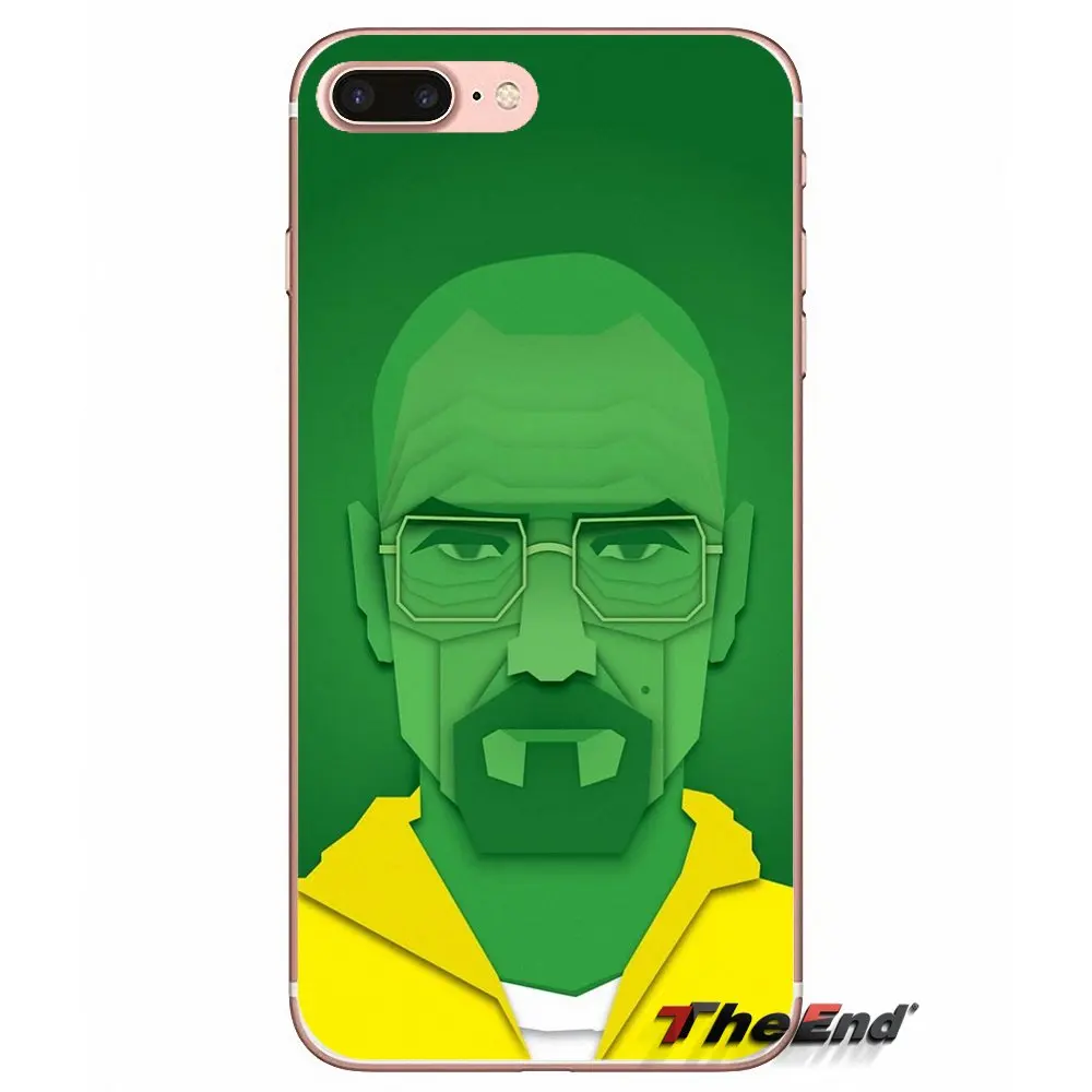 Breaking Bad Walter Heisenberg мягкий чехол для iPhone X 4 4S 5 5S 5C SE 6 6S 7 8 Plus Samsung Galaxy J1 J3 J5 J7 A3 A5 2016 2017|case