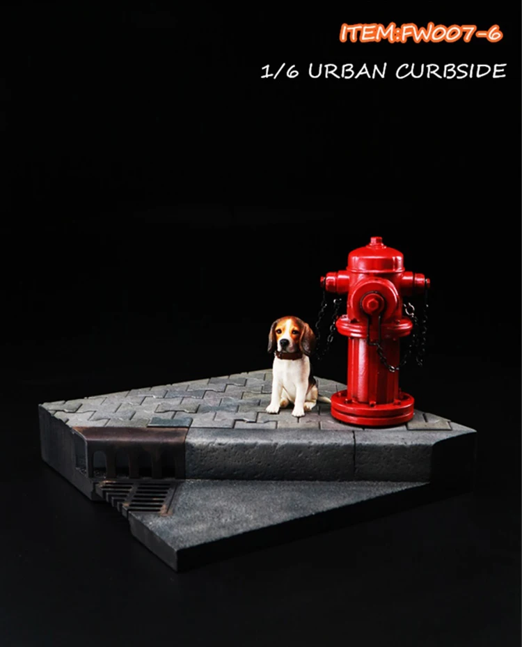 1/6 1/12 FW007 Desperado URBAN CURBSIDE сцена аксессуар серии пожарный гидрант сумка для покупок аксессуары для 12 ''фигурка