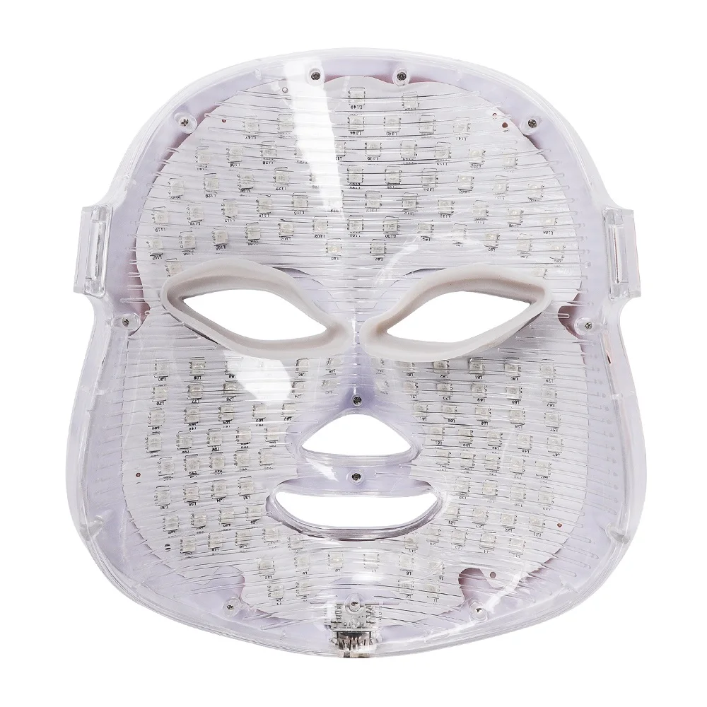 Iebilif beauty Photon светодиодный маска для лица терапия 7 цветов светильник для ухода за кожей омоложение морщин удаление акне уход за лицом Красота спа