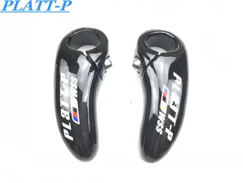 

PLATT Carbon Bike Bar Ends MTB Auxiliary Handlebar MTB Ergonomic Bar End UD Bright Black Superlight 110g