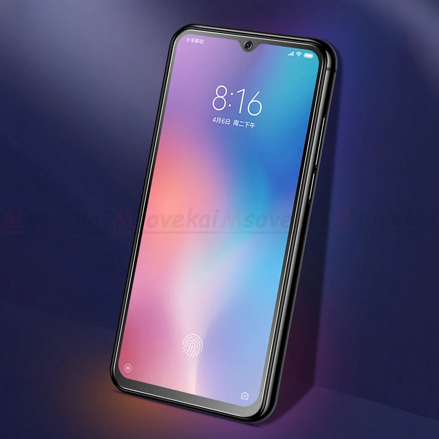 Закаленное стекло для Xiaomi Mi 9 SE Explorer Play Mix 3 Redmi Note 7 Pro черная Акулья Helo матовая