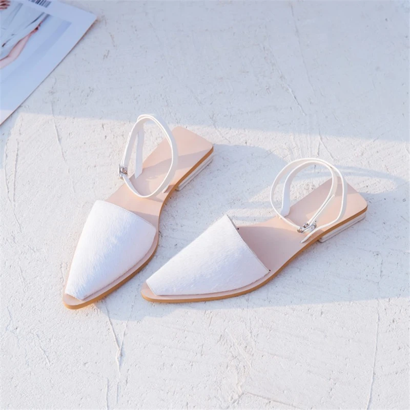 Ouqinvshen Cross-tied White Summer Shoes Women Craft Causual Peep Toe Party Ladies Sandals Fashion Buckle Strap Women Shoes 1.5 Ouqinvshen Cross-tied White Summer Shoes Women Craft Causual Peep Toe Party Ladies Sandals Fashion Buckle Strap Women Shoes 1.5