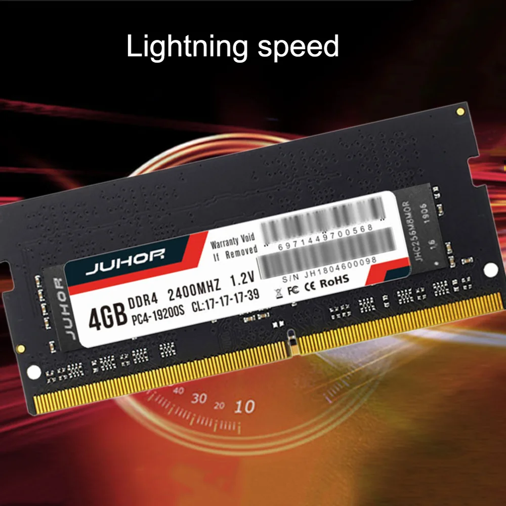 

JUHOR DDR4 DDR3 DDR3L 4GB/8GB 1600/2400/2666/2133MHZ Interface Type 260pin Memory Voltage 1.2V memory ram For Laptop Notebook